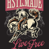 Live Free Western Statement Tee