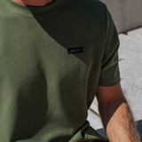 Woven Patch Waffle Tee