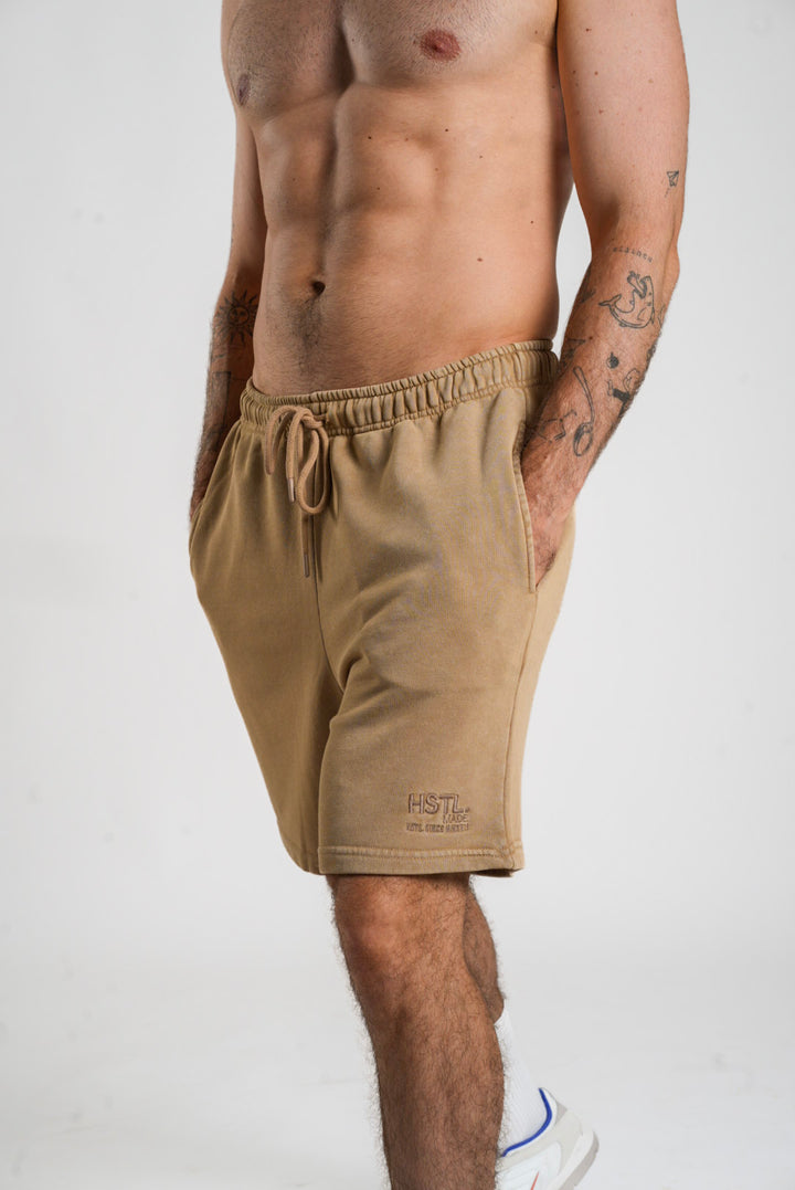 Washed Cotton Shorts