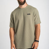 Woven Patch Waffle Tee