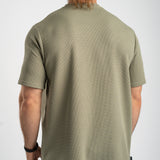 Woven Patch Waffle Tee