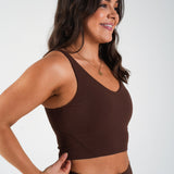 Fitted Crop Bra Top