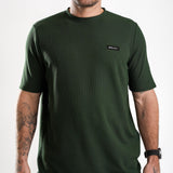 Woven Patch Waffle Tee