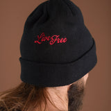 Live Free Western Beanie