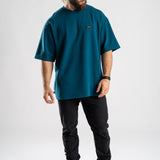 Oversized Short Sleeve Waffle Tee