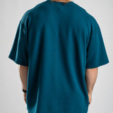 Oversized Short Sleeve Waffle Tee