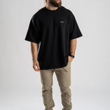 Oversized Short Sleeve Waffle Tee