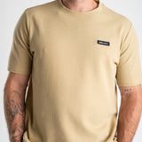 Woven Patch Waffle Tee