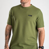 Woven Patch Waffle Tee