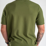 Woven Patch Waffle Tee