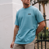 Woven Patch Waffle Tee
